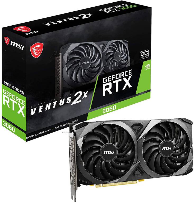 MSI Gaming GeForce RTX 3060 Ventus 2X 12G OC