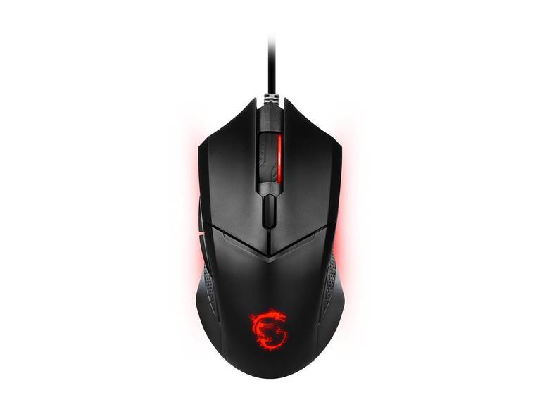 MSI Clutch GM08 4200 DPI Optical Wired Gaming Mouse With Red LED