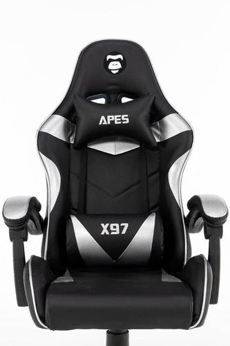 كرسي قيمنق X97 من APES - فضي