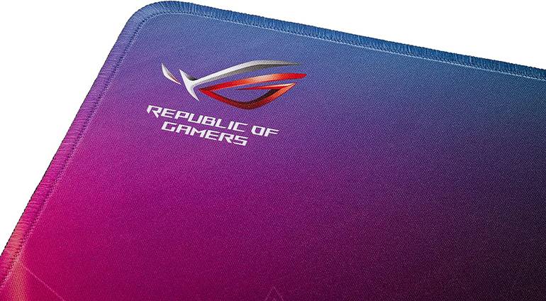 ASUS Rog Strix Edge Vertically Orientated Gaming Pad with Anti Fray Stitching
