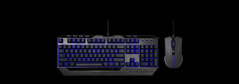 Cooler Master Devastator 3 Gaming Keyboard &amp; Mouse Combo, 7 Color Mode LED – AR/EN 
