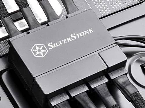 SilverStone PWM Fan Hub System Cables, Black (CPF04)