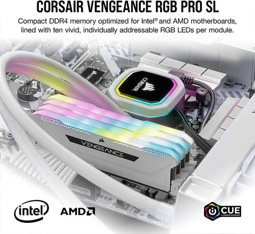 Corsair Vengeance RGB Pro SL16GB (2x8GB) DDR4 3600 White