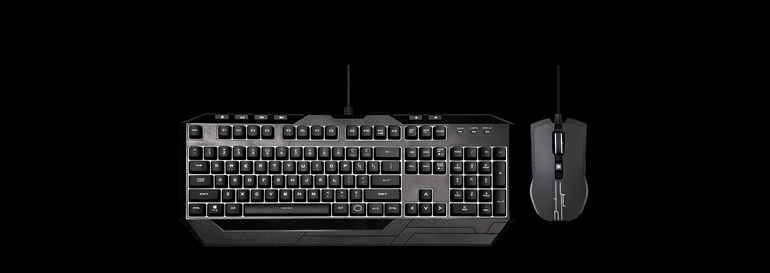 Cooler Master Devastator 3 Gaming Keyboard &amp; Mouse Combo, 7 Color Mode LED – AR/EN 