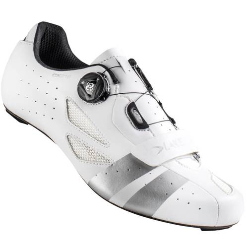 Lake CX218 Carbon Road Shoes - White/SIlver
