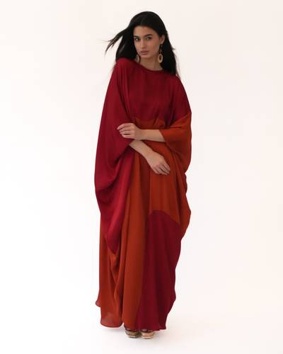 Butterfly Silk Dress