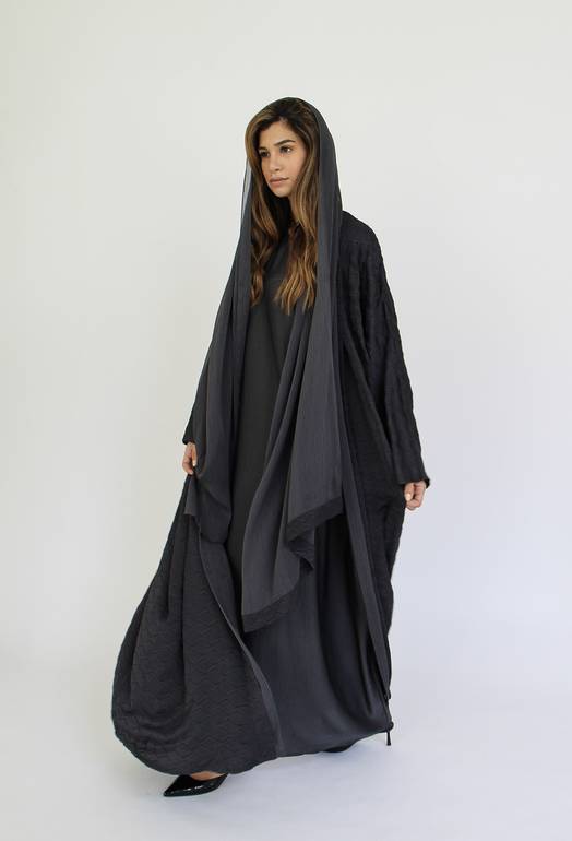 Grey Blended Crepe