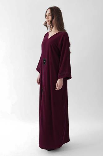 Burgundy Velvet Dress