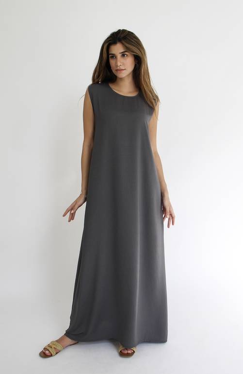 Light Grey Basic Dress