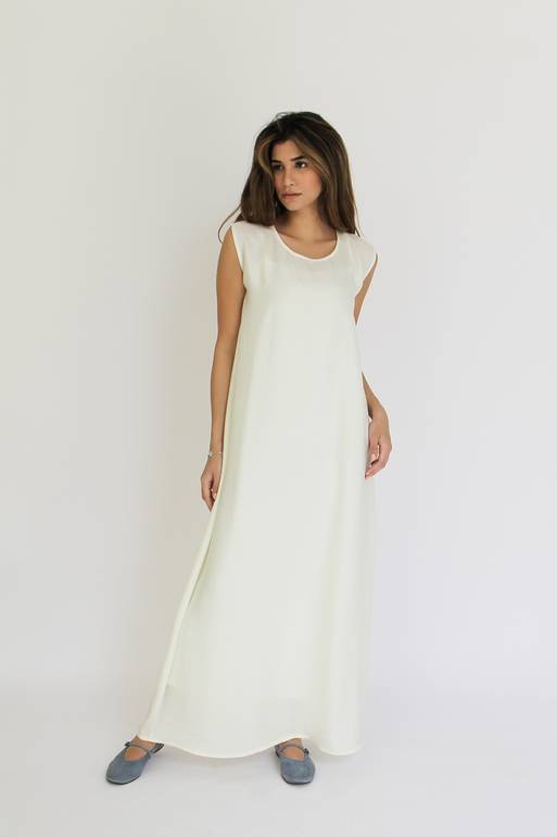 White Basic Dress