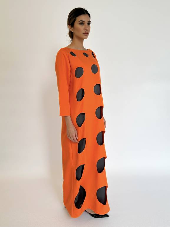 Polka Silk Crêpe