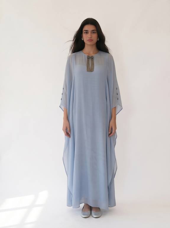 Chiffon Georgette with Tassels 