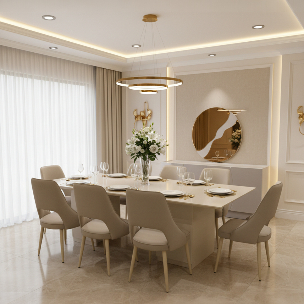 سفرة طعام ياودنج 5046 - 10 كراسي