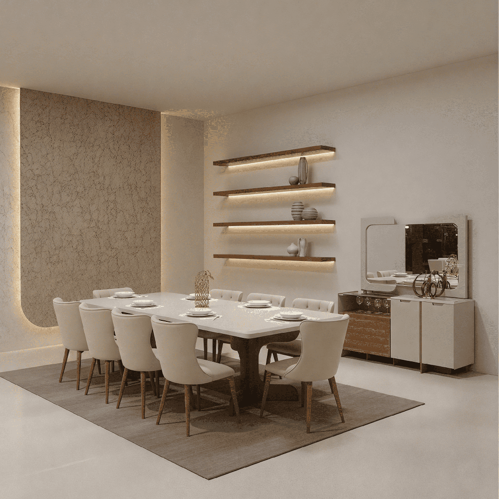 سفرة طعام 1034 - 10 كراسي