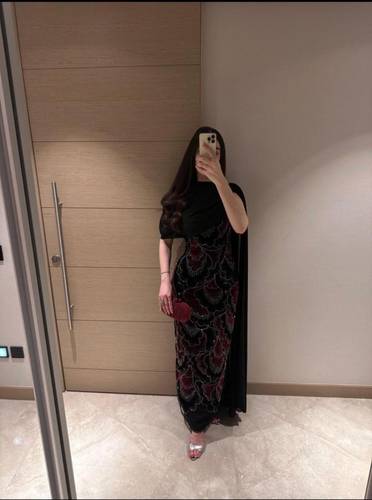 فستان انيق بنقوش انيقه