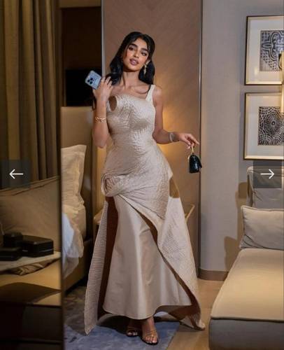 فستان سهرة بيح