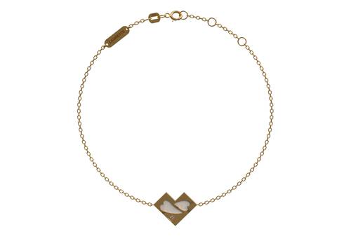 Bracelet Small Heart -White