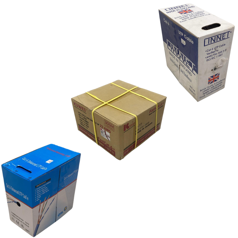 واير cat 6+  305 متر الربطة