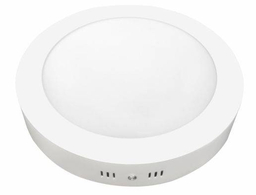 وحدة اضاءة سقفية LED خارج الديكور PANEL LIGHT مغبش مدور 20 سم 20 وات كفالة سنة
