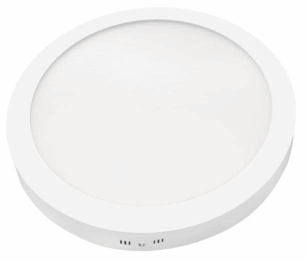 وحدة اضاءة سقفية LED خارج الديكور PANEL LIGHT مغبش مدور 20 سم 24 وات كفالة سنتين