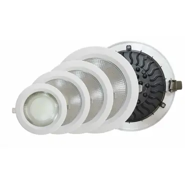 وحدة اضاءة سقفية LED COB LIGHT شفاف داخل الديكور غاطسة القياس 20 سم القوة 30 واط كفالة 3 سنوات 