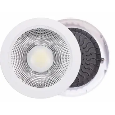 وحدة اضاءة سقفية LED COB LIGHT شفاف خارج الديكور القياس 20 سم القوة 30 واط كفالة سنة