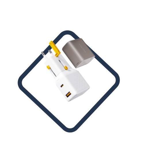 VOLTME-35W-شاحن السفر مع مدخلين يو اس بي تايب سي