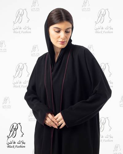 عباية بطرحة لف بتدخيلات