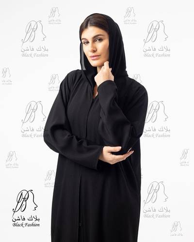  عباية بطرحة بقصات بجيوب جانبيه ممكن تغير الون من الملاحظات عند كتابة رقم الون