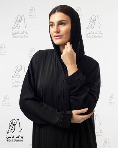 عباية بطرحة بقصات  كلوش بطقطق
