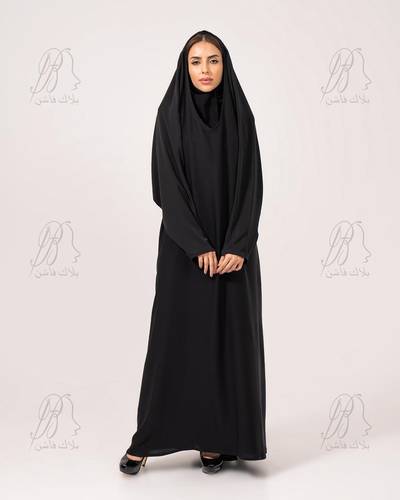 عباية راس A-Line قماش اسبيشل ندى