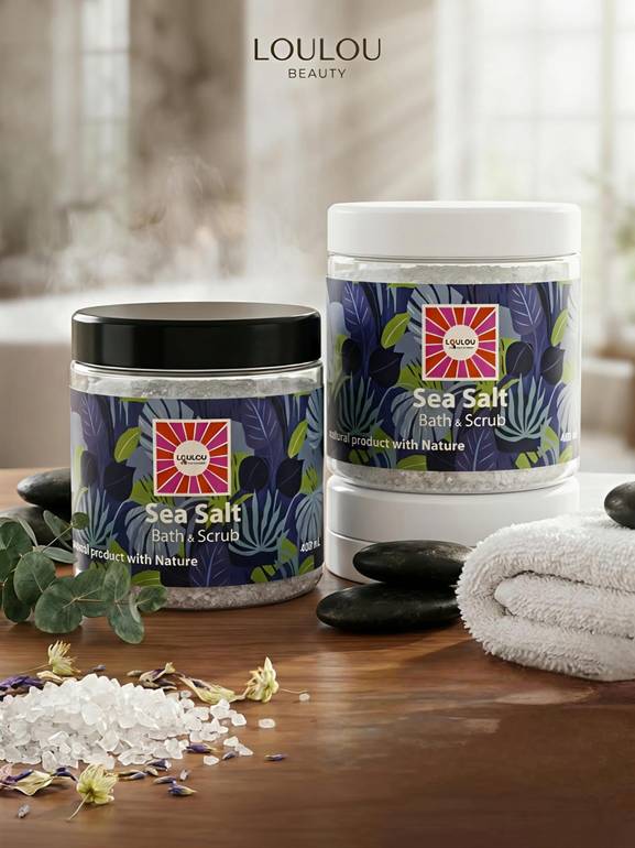 Sea Salt.    Bath& Scrub