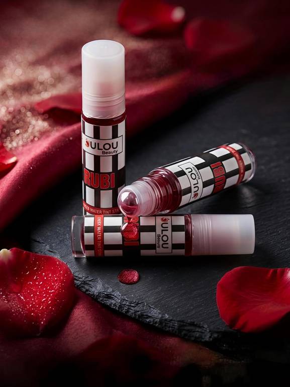 LIP AND CHEEK WATER TINT STAIN.      BUBI