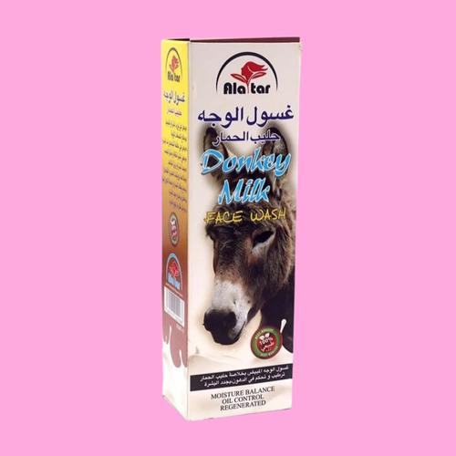 غسول الوجه حليب الحمار