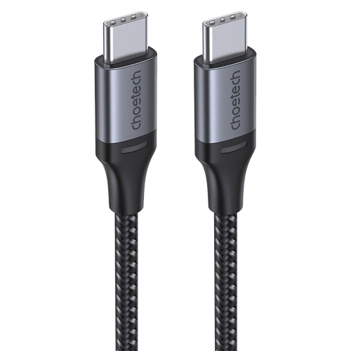 سلك شاحن تشويتيك من Type-C الى Type-C بطول 1م وقوة 60 واط - اسود
