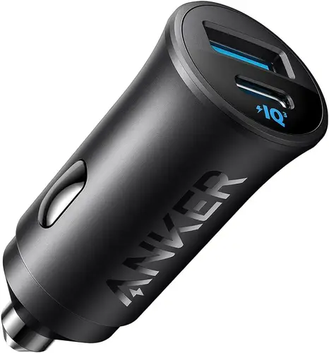 انكر شاحن سيارة 30 واط USB-C - اسود 