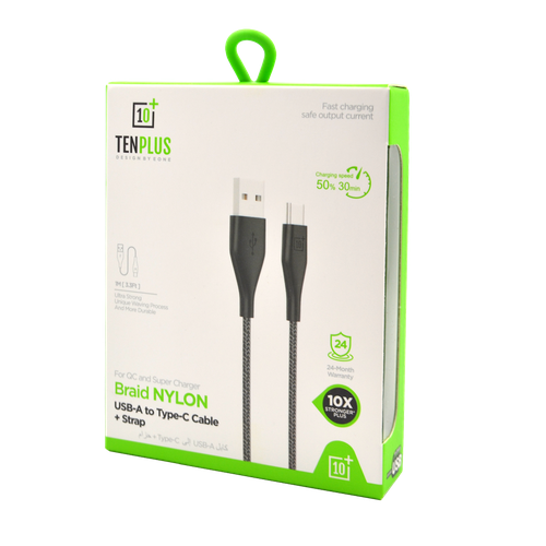 TENPLUS  USB-C - Cut-resistant fabric