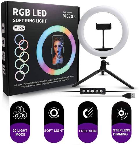 RGB LED SOFT RING LIGHT MJ33
