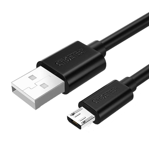 سلك شاحن تشويتيك من USB الى مايكرو USB بطول 1م - اسود