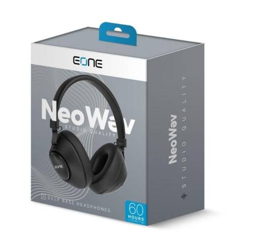 Eone سماعة راس لاسلكية بلوتوث NeoWav - أسود 