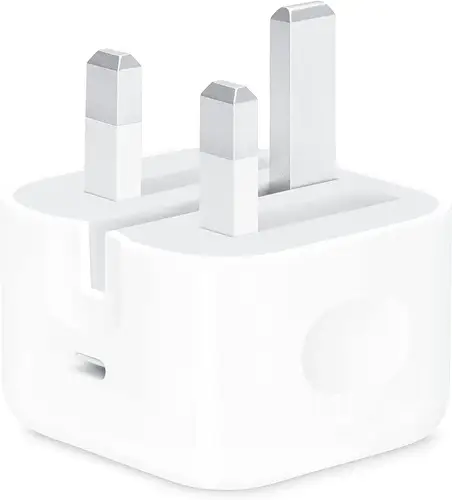 ابل شاحن جداري USB-C بقوة 20 واط - أبيض
