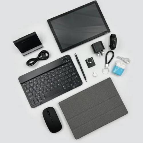 تابلت ذكي ENGEAR مقاس 10.1 بوصة EG-X20 يعمل بنظام Android 12 Tab ذاكرة 512 جيجابايت وذاكرة عشوائي 12 جيجابايت رباعي النواة وواي فاي 5G LTE ثنائي الشريحة