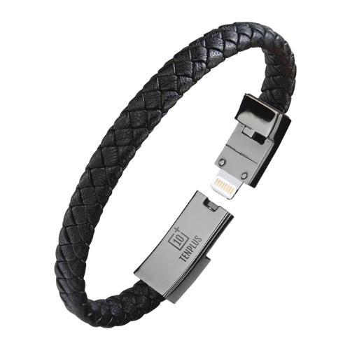 TENPLUS Lightning Cable & Wristband - Leather
