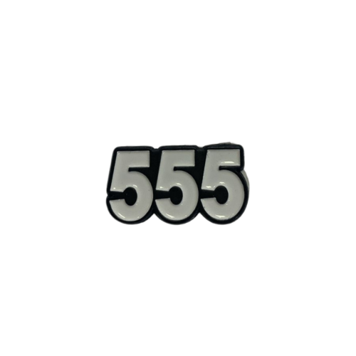 ملصق حديد 555 - ابيض