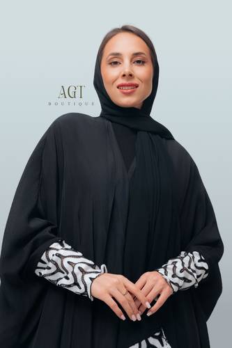 Wave Elegance Abaya