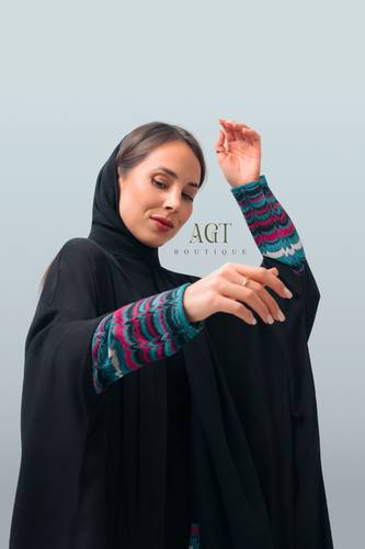 Waves of Color Abaya