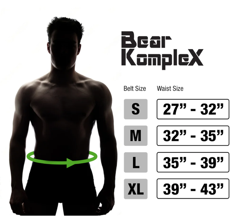 Bear KompleX حزام رفع الأثقال من الجلد الفاخر