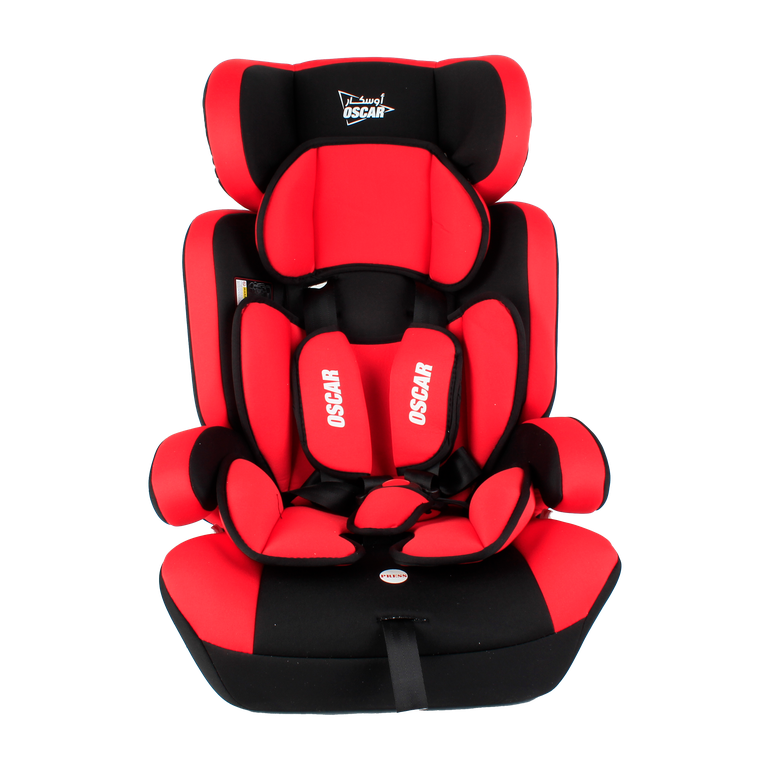 مقعد سيارة للاطفال أوسكار OScar - أحمر+أسود