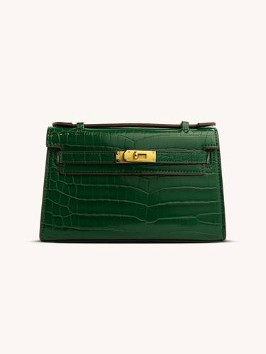Clutch Bag crocodile 22cm
