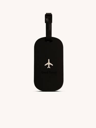 Luggage tag black